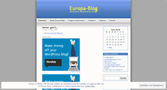 Desktop Screenshot of europablogde.wordpress.com