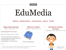 Tablet Screenshot of edumediapt.wordpress.com