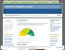 Tablet Screenshot of historiadevenezuelavisual.wordpress.com