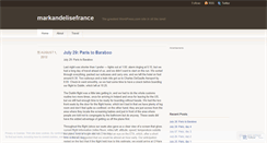 Desktop Screenshot of markandelisefrance.wordpress.com