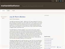 Tablet Screenshot of markandelisefrance.wordpress.com