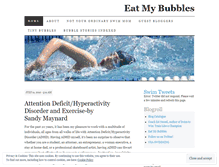 Tablet Screenshot of eatmybubbles.wordpress.com