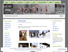 Tablet Screenshot of luckyblog.wordpress.com
