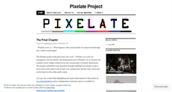 Desktop Screenshot of pixelateproject.wordpress.com