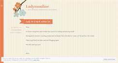 Desktop Screenshot of ladymonline.wordpress.com