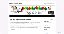 Desktop Screenshot of anaglyph3d.wordpress.com