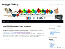 Tablet Screenshot of anaglyph3d.wordpress.com