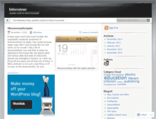 Tablet Screenshot of bitterateur.wordpress.com