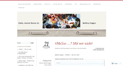 Desktop Screenshot of bettinahagen.wordpress.com