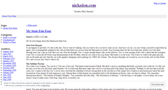 Desktop Screenshot of nickzdon.wordpress.com