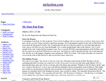 Tablet Screenshot of nickzdon.wordpress.com