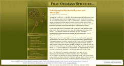 Desktop Screenshot of oelmann.wordpress.com