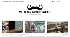 Desktop Screenshot of meandmymoustache.wordpress.com