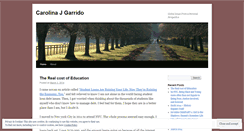 Desktop Screenshot of carolinajgarrido.wordpress.com