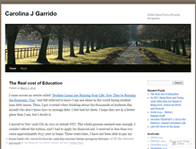 Tablet Screenshot of carolinajgarrido.wordpress.com