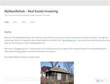 Tablet Screenshot of mynextrehabrealestate.wordpress.com