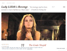 Tablet Screenshot of ladylillithwillhaveherrevenge.wordpress.com