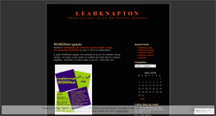 Desktop Screenshot of leahknapton.wordpress.com