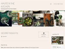 Tablet Screenshot of hautenthekitchen.wordpress.com