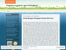 Tablet Screenshot of marlizawanda.wordpress.com