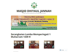 Tablet Screenshot of dhiyauljannah.wordpress.com