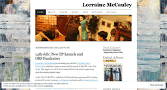 Desktop Screenshot of lorrainemccauley.wordpress.com