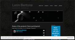 Desktop Screenshot of leotone.wordpress.com