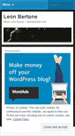 Mobile Screenshot of leotone.wordpress.com