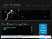 Tablet Screenshot of leotone.wordpress.com
