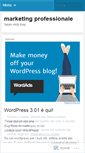 Mobile Screenshot of marketingprofessionale.wordpress.com