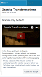 Mobile Screenshot of granitetransformations.wordpress.com
