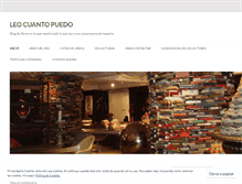 Tablet Screenshot of leocuantopuedo.wordpress.com