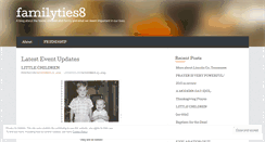 Desktop Screenshot of familyties8.wordpress.com