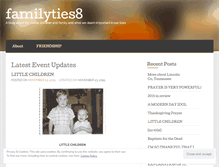 Tablet Screenshot of familyties8.wordpress.com