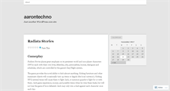Desktop Screenshot of aarontechno.wordpress.com
