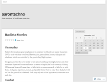 Tablet Screenshot of aarontechno.wordpress.com