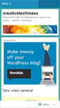 Mobile Screenshot of creativetechiness.wordpress.com