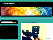 Tablet Screenshot of creativetechiness.wordpress.com