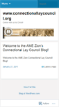 Mobile Screenshot of connectionallaycouncil.wordpress.com