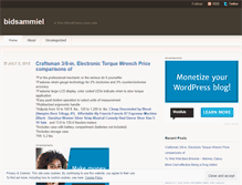Tablet Screenshot of bidsammiel.wordpress.com
