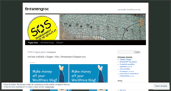 Desktop Screenshot of ferranengroc.wordpress.com