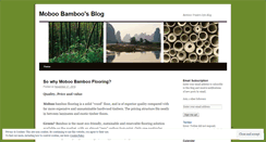 Desktop Screenshot of moboobamboo.wordpress.com