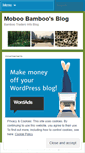 Mobile Screenshot of moboobamboo.wordpress.com