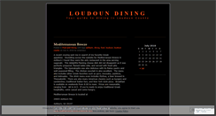 Desktop Screenshot of loudoundining.wordpress.com