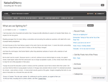Tablet Screenshot of natashashenry.wordpress.com