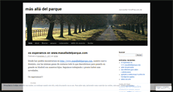 Desktop Screenshot of masalladelparque.wordpress.com