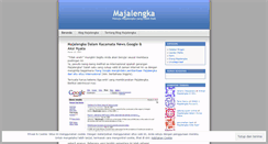 Desktop Screenshot of majalengka.wordpress.com