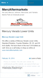 Mobile Screenshot of mercaftermarkets.wordpress.com