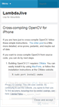 Mobile Screenshot of lambdajive.wordpress.com