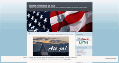 Desktop Screenshot of politica2008.wordpress.com